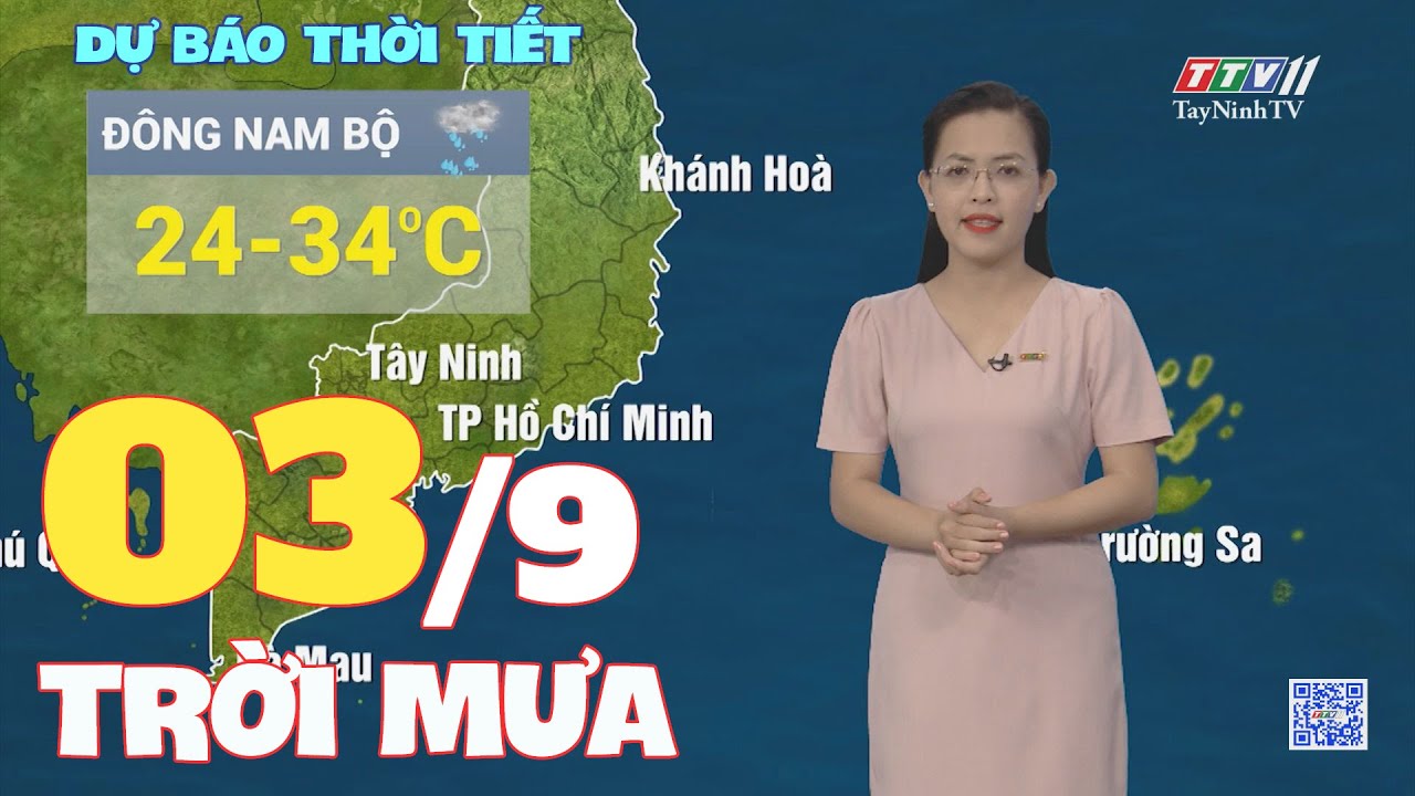 Bản tin thời tiết 03-9-2023 | TayNinhTVEnt